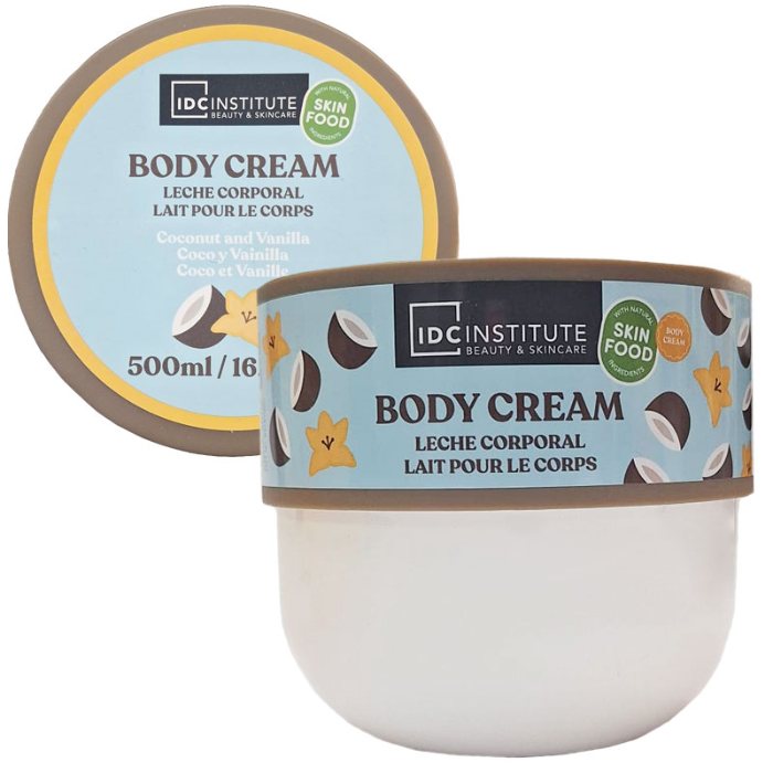 IDC INSTITUTE BODY CREAM COCONUT & VANILLA 500gr 44111C