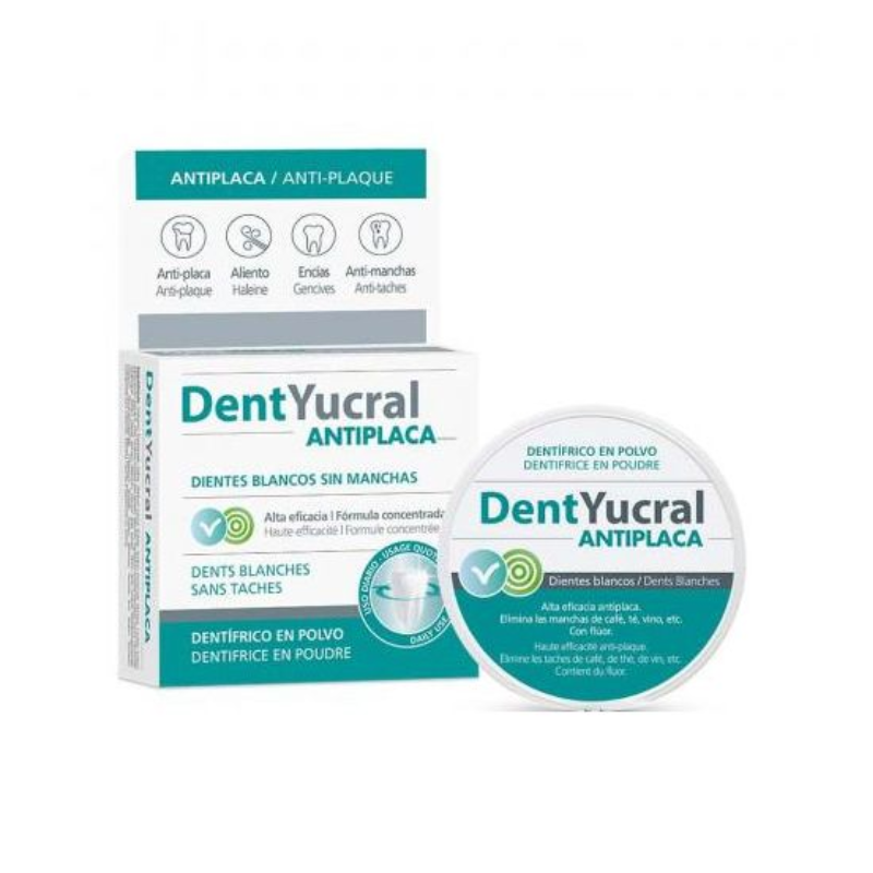 DENTYUCRAL DENTIFRICE EN POUDRE ANTI PLAQUE 50 GR