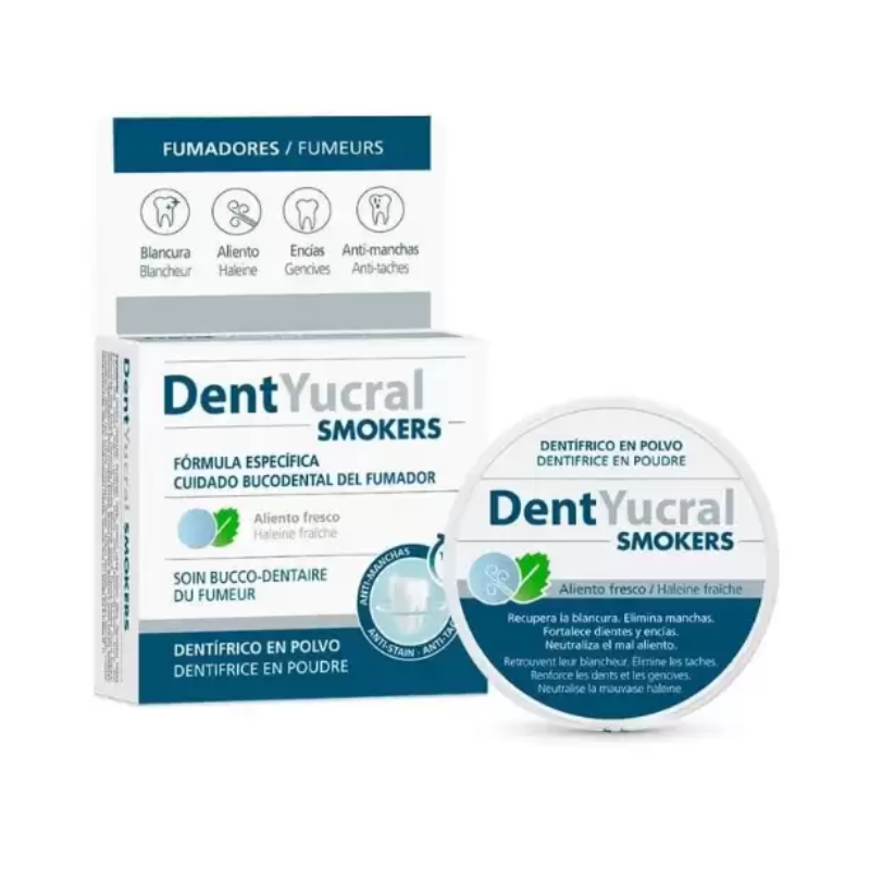 DENTYUCRAL DENTIFRICE EN POUDRE FUMEURS 50 Gr