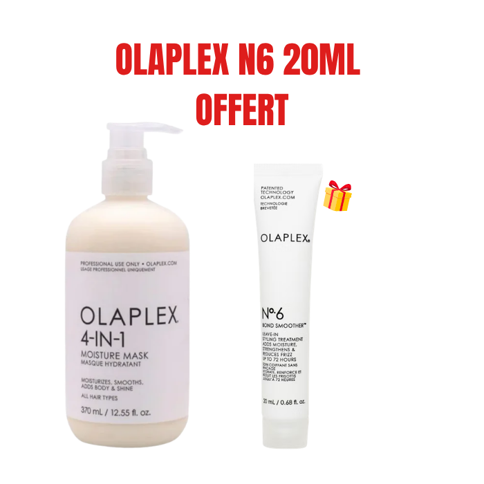 OLAPLEX OFFRE 4 IN 1 MOISTURE MASK 370 ML + OLAPLEX N6 20ML OFFERT