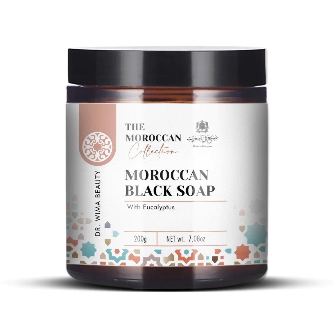 DR WIMA BEAUTY SAVON NOIR MAROCAIN A L'EUCALYPTUS 200 G