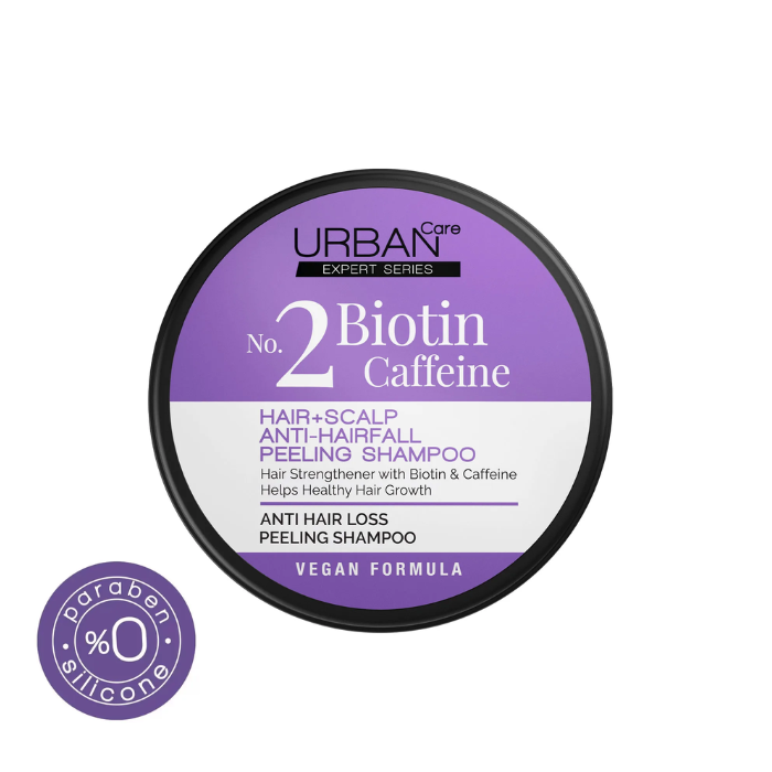 URBAN CARE BIOTINE ET CAFFEINE PEELING PRE SHAMPOING ANTI CHUTE 200 ML