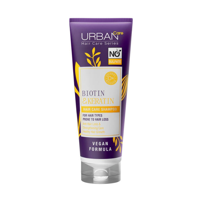 URBAN CARE SHAMPOOING FORTIFIANT ANTICHUTE BIOTINE ET KERATINE 250 ML