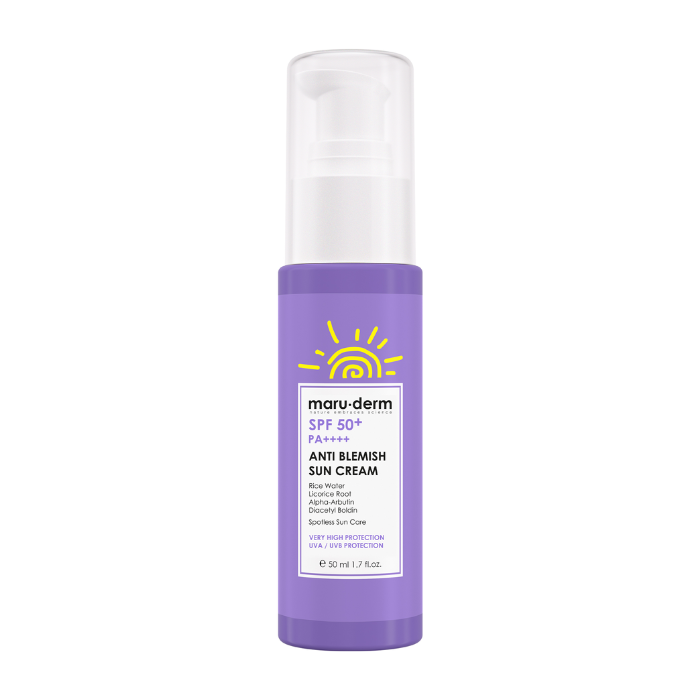 MARUDERM SPF50+ PA++++ CREME SOLAIRE ANTI BLEMISH 50ML