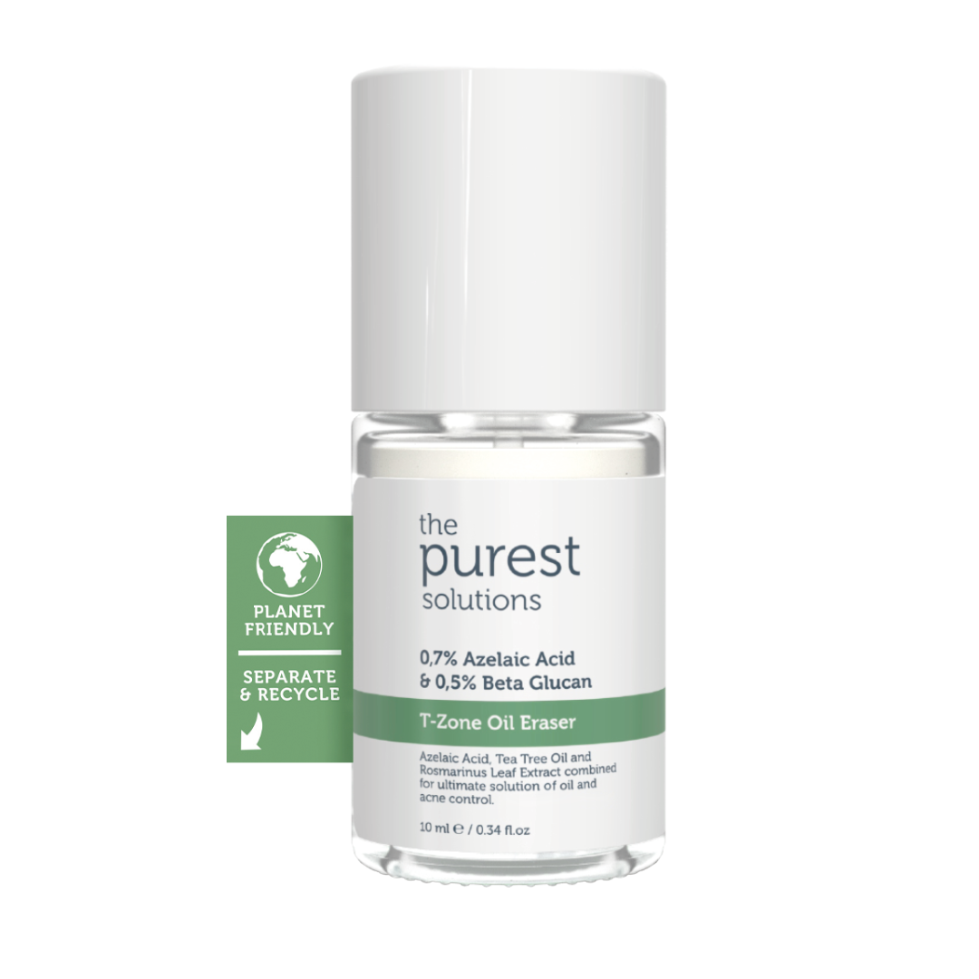 THE PUREST SOLUTIONS T ZONE OIL ERASER 0.7% AZELAIR ACID 0.5% BETA GLUCAN 10 ML