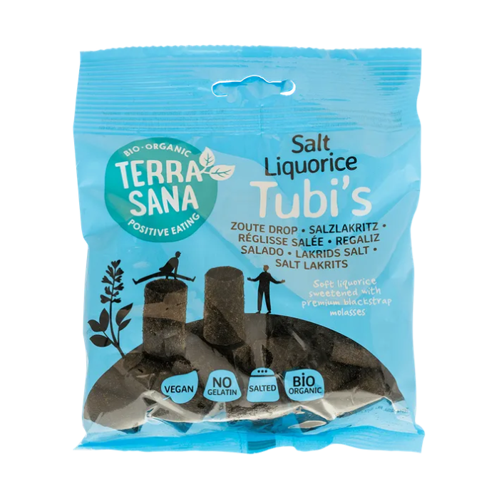 TERRASANA TUBIS REGLISSE SALE 100 G