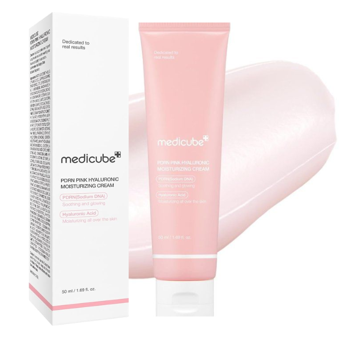 MEDICUBE PDRN PINK HYALURONIC MOISTURIZING CREAM 50 ML