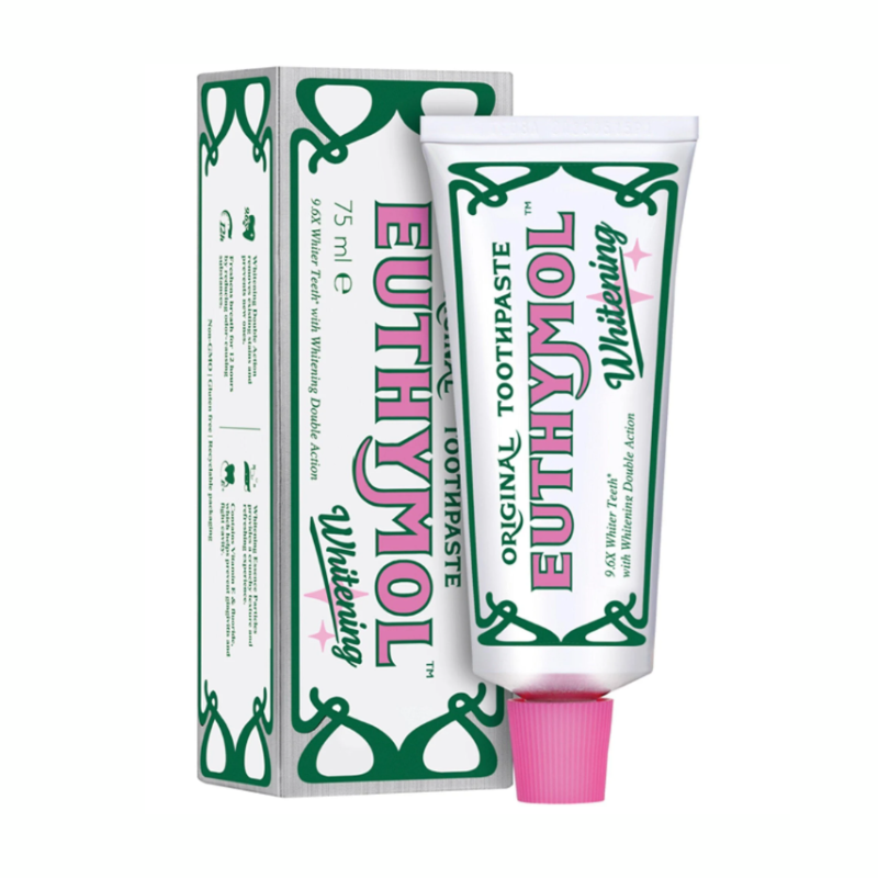 EUTHYMOL DENTIFRICE WHITER TEETH WITHE WHITENING DOUBLE ACTION 75 ML