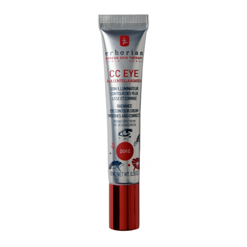 ERBORIAN CC EYE A LA CENTELLA DORE SOIN ILLUMINATEUR CONTOUR DES YEUX SPF20 10ML