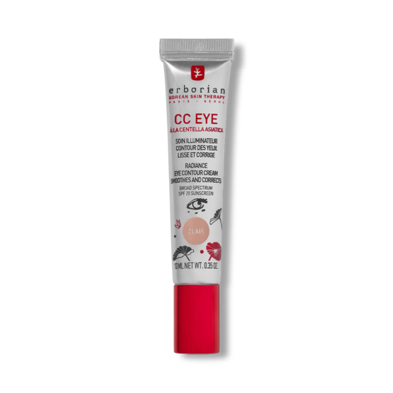 ERBORIAN CC EYE A LA CENTELLA CLAIR SOIN ILLUMINATEUR CONTOUR DES YEUX SPF20 10ML