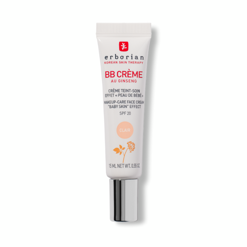 ERBORIAN BB CREME AU GINSENG CREME TEINT CLAIR SPF20 15 ML