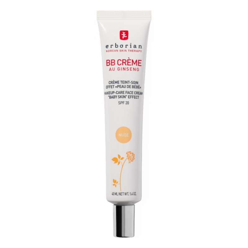 ERBORIAN BB CREME AU GINSENG CREME TEINT NUDE SPF20 40 ML