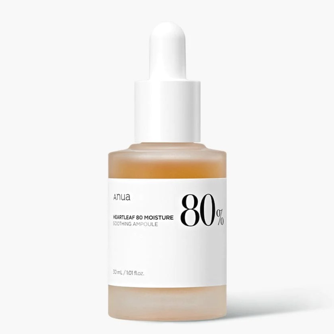 ANUA HEARTLEAF 80 HYDRATANT AMPOULES APAISANTES