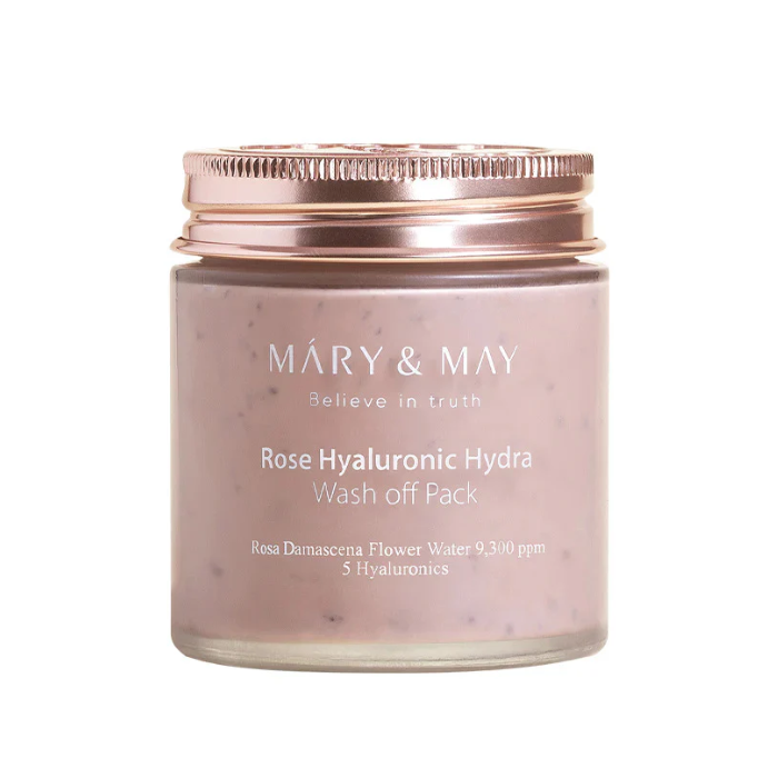 MARY AND MAY ROSE HYALURONIC HYDRA WASH OFF PACK 125G