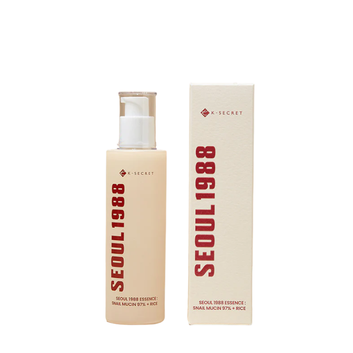 K SECRET SEOUL 1988 ESSENCE SNAIL MUCIN 97 + RICE 100ML