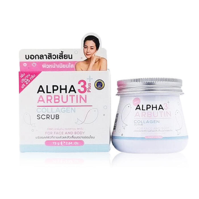 PRECIOUS SKIN ALPHA ARBUTIN 3PLUS+ COLLAGEN GOMMAGE 75G