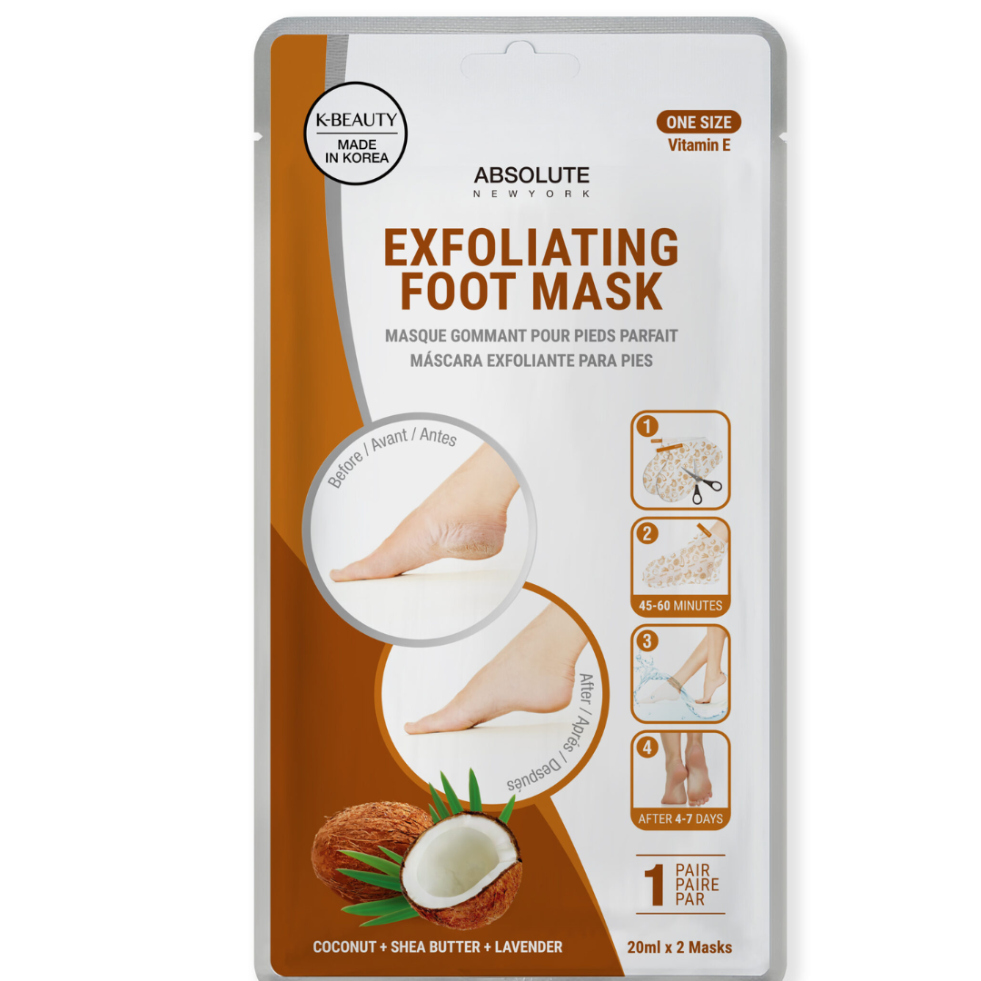 ABSOLUTE NEW YORK MASQUE EXFOLIANT PIEDS AU COCO