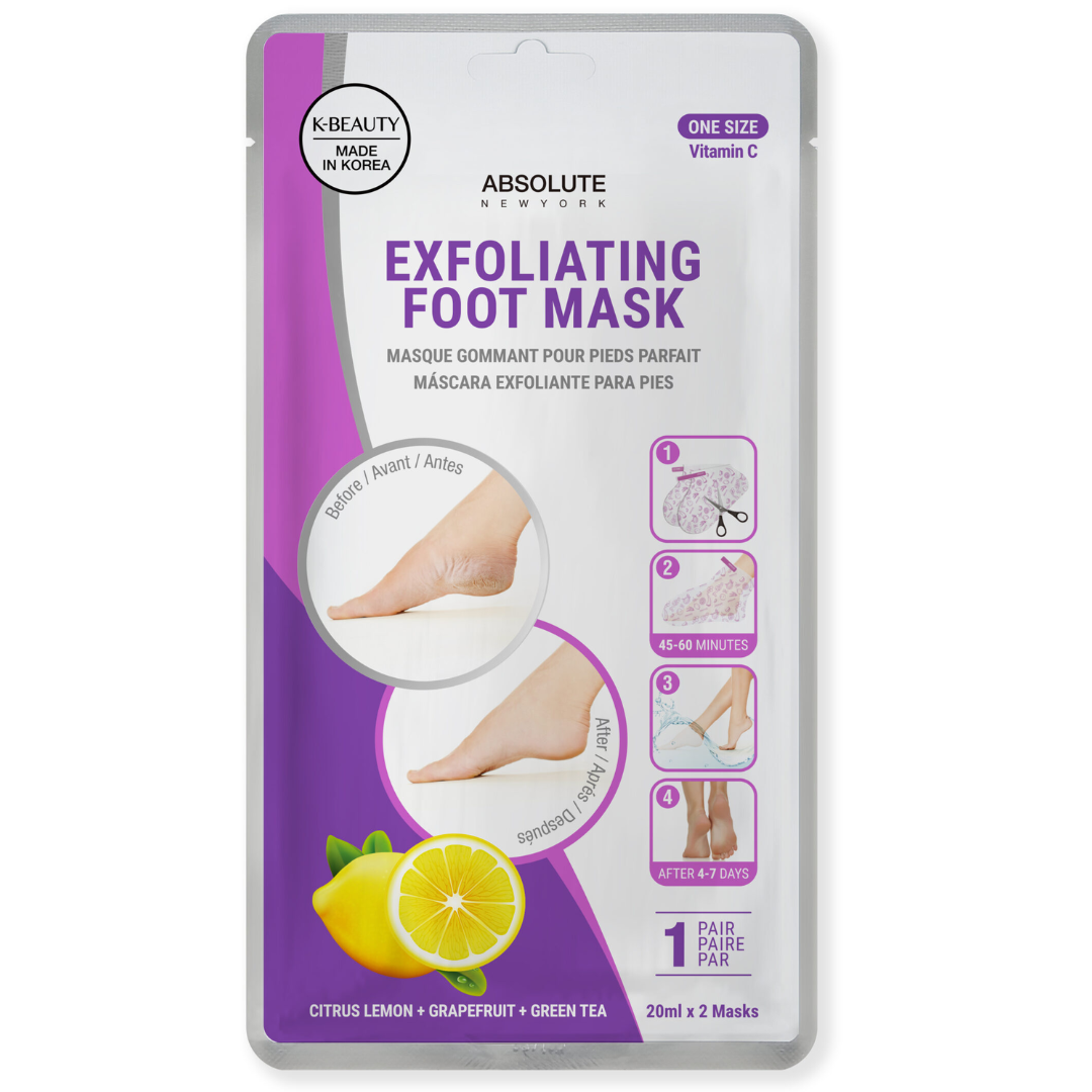 ABSOLUTE NEW YORK MASQUE EXFOLIANT PIEDS VITAMINE C