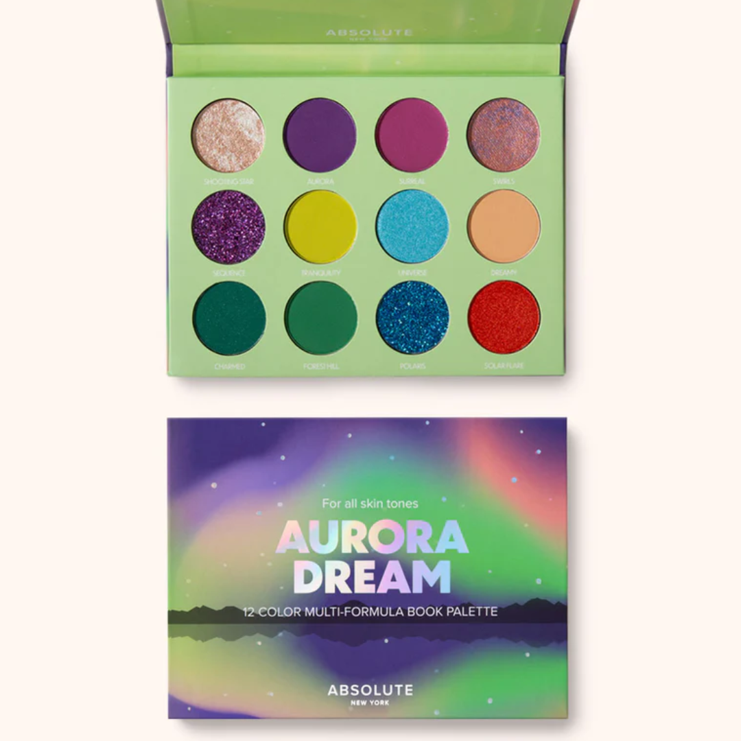 ABSOLUTE NEW YORK AURORA DREAM 12 PALETTES DE COULEUR