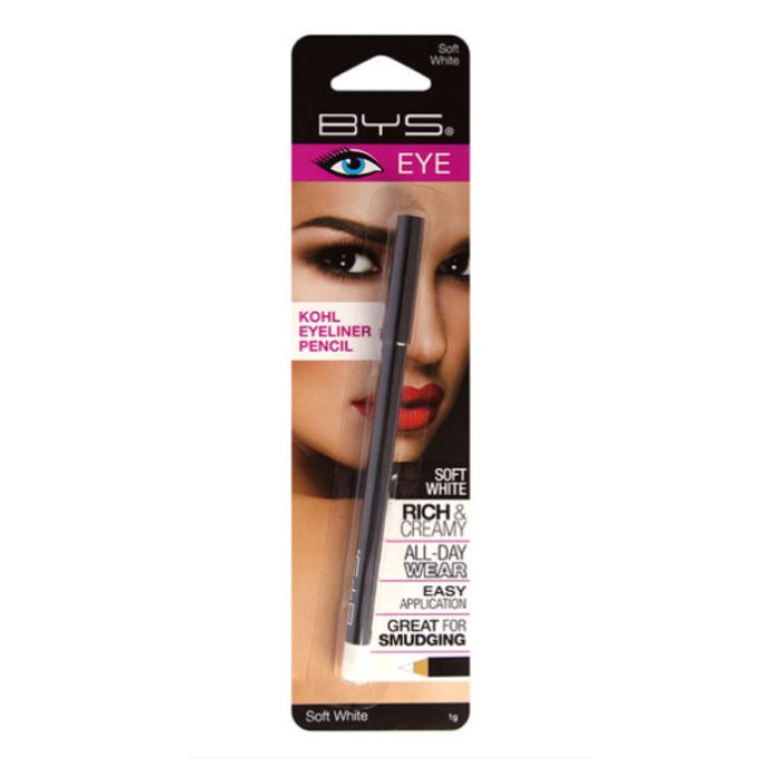 BYS KOHL EYELINER CRAYON SOFT WHITE 1 G