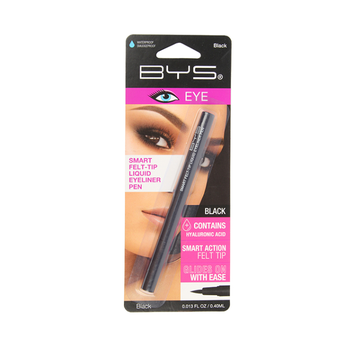 BYS SMART FELT TIP LIQUID EYELINER IN BLACK