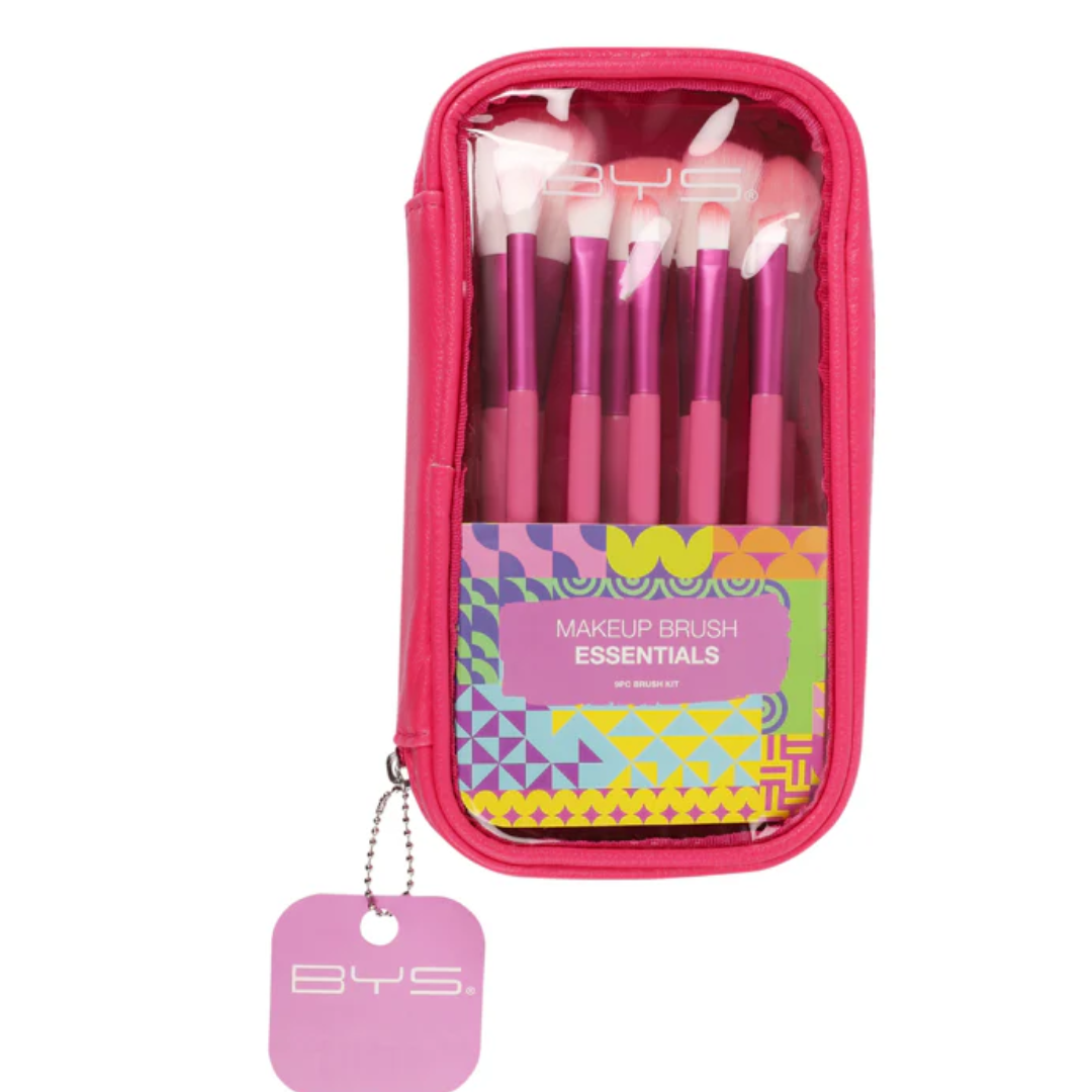 BYS TROUSSE ESSENTIEL 9 BROSSES DE MAQUILLAGE