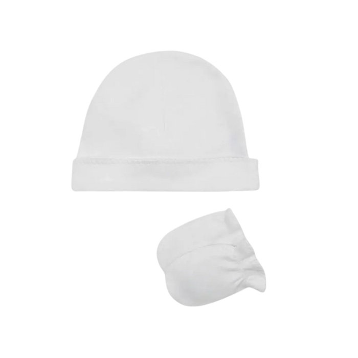 BAMBIDOU ENSEMBLE BONNET ET MOUFLES BEBE
